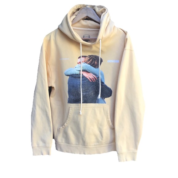 Other - Brockhampton Ginger Album Hoodie Men's Medium Cream Yellow Graphic Pullover
